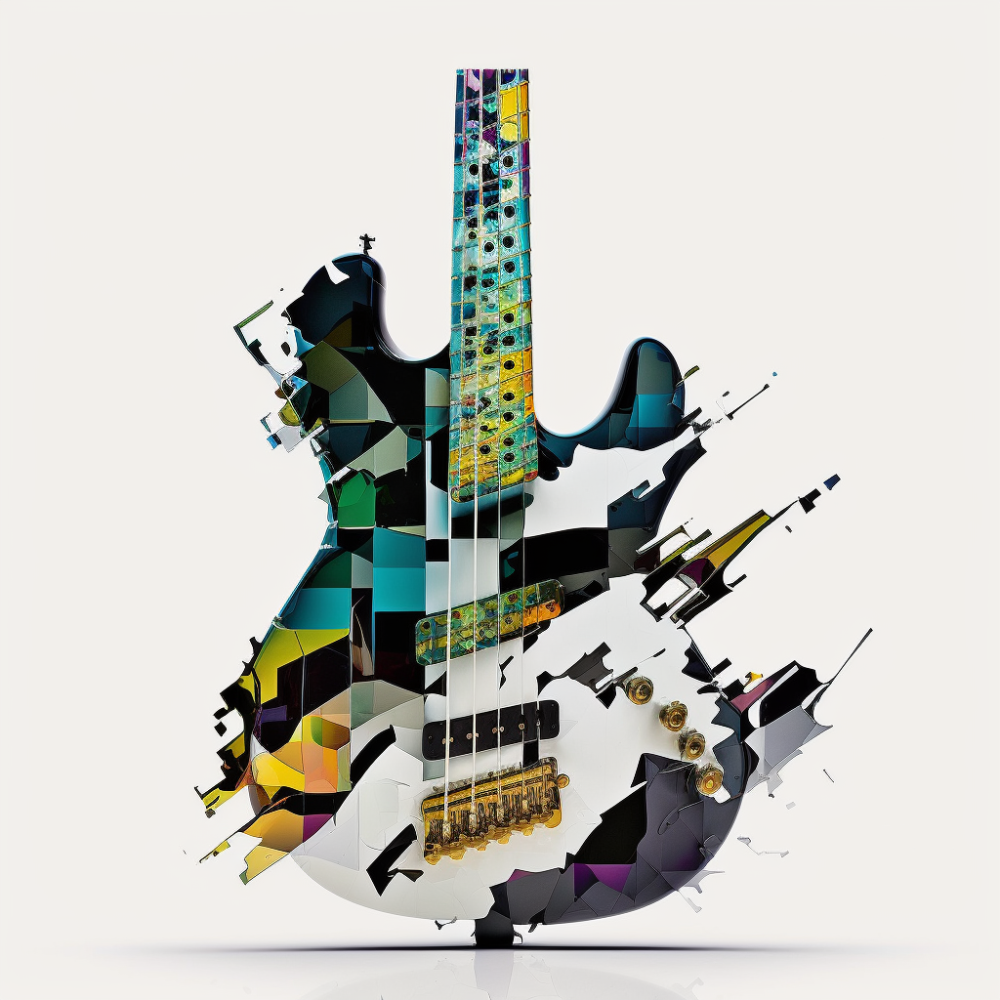 Instruments - 5 Guitares Basses - Tous samplers