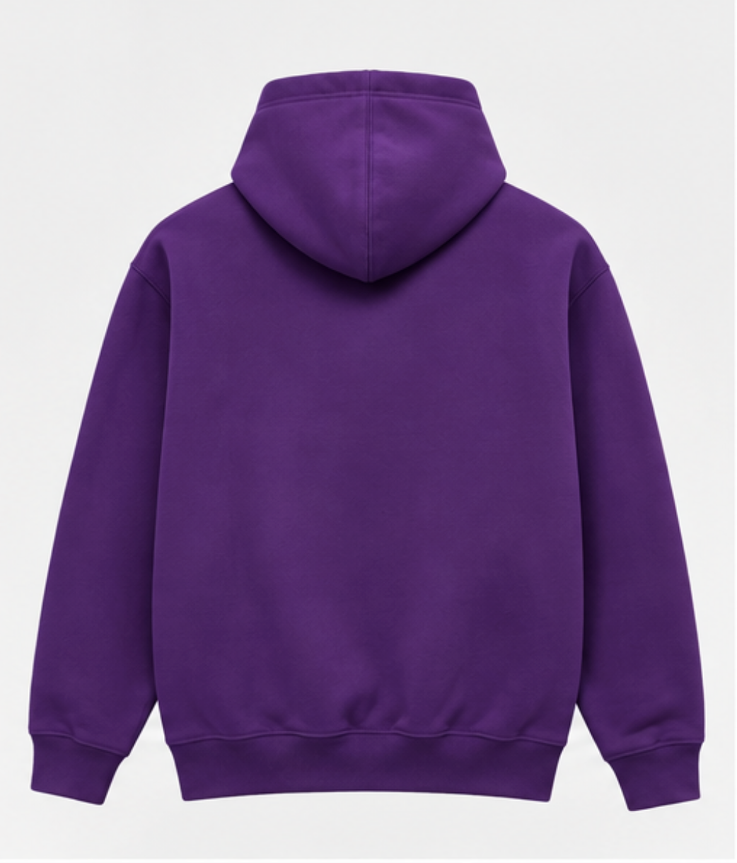 ORIGINAL BUILD UP HOODIE (PURPLE) – Image 4