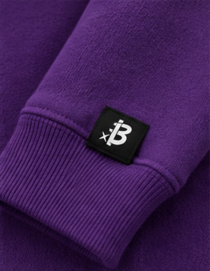 ORIGINAL BUILD UP HOODIE (PURPLE) – Image 6